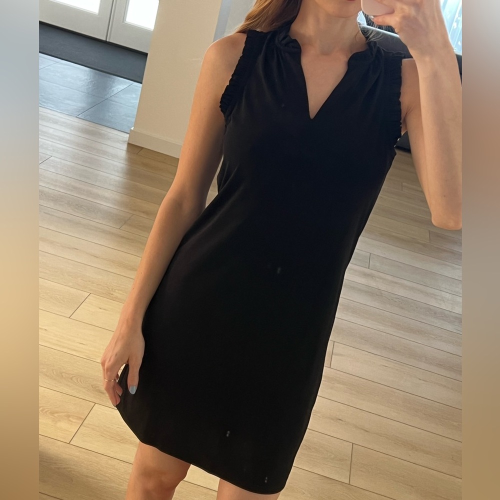 Elegant Black Sleeveless Dress Michael Kors Mini